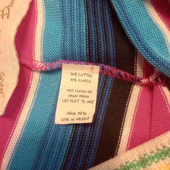 Jens Pirate Booty- Multi Color Fiesta  Bohemian Crochet Pants- Size Small - Picture 5 of 5